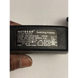 NETGEAR Switching Adapter DSA-9R-05 AUS Power Supply 7.5V 1A 100-120VAC